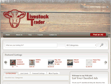 Tablet Screenshot of livestocktrader.com